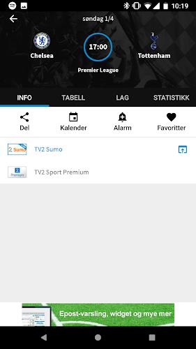 TVkampen.com sport på TV应用截图第2张