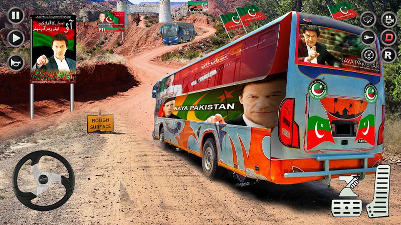 Imran Khan Election Bus Sim 3D Screenshot 2