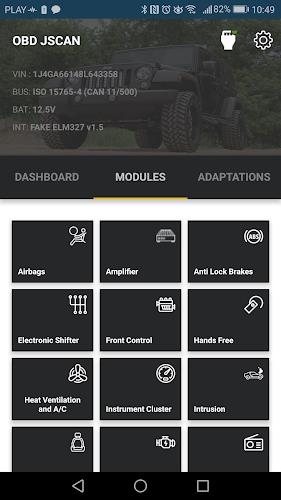 OBD JScan Captura de tela 2