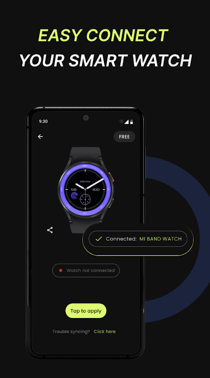 Watch faces - Clock Wallpaper應用截圖第2張