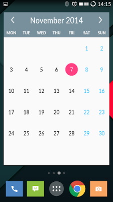 Month Calendar Widget by BiHSnow スクリーンショット 1