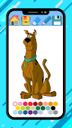 Scooby coloring doo cartoon ga應用截圖第2張
