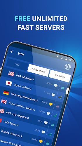 VPN - secure, fast, unlimited Captura de pantalla 1