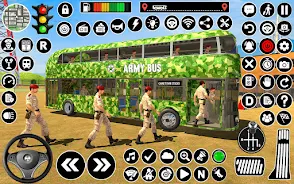 Army Coach Bus Simulator Games Screenshot 2