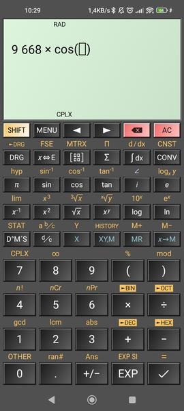 HiPER Scientific Calculator Screenshot 3