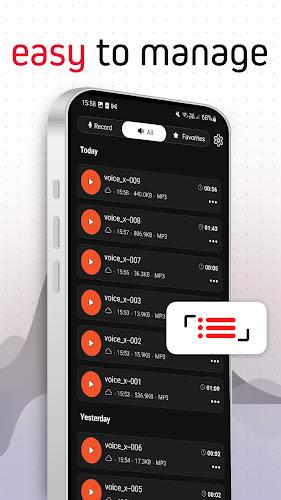 Voice Recorder Pro - VoiceX Screenshot 3