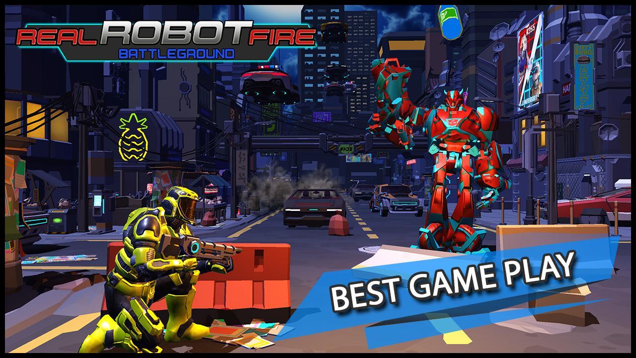 War Robot Game: Battle Shooter Capture d'écran 4