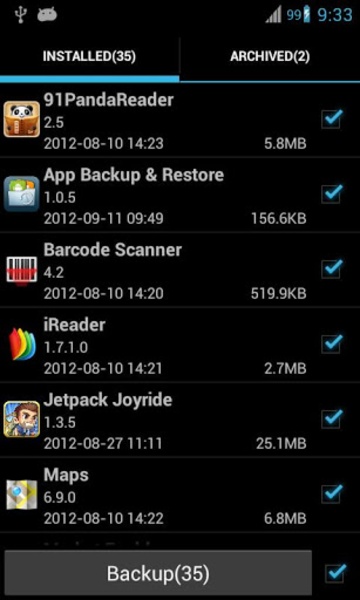 Super Backup & Restore Screenshot 4