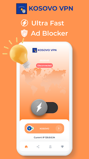 Kosovo VPN - Private Proxy スクリーンショット 2