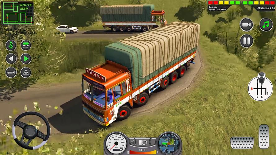 Indian Heavy Truck Delivery 3D Скриншот 3