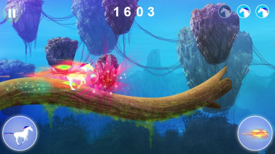 Unicorn dash : Magical Sky Screenshot 3