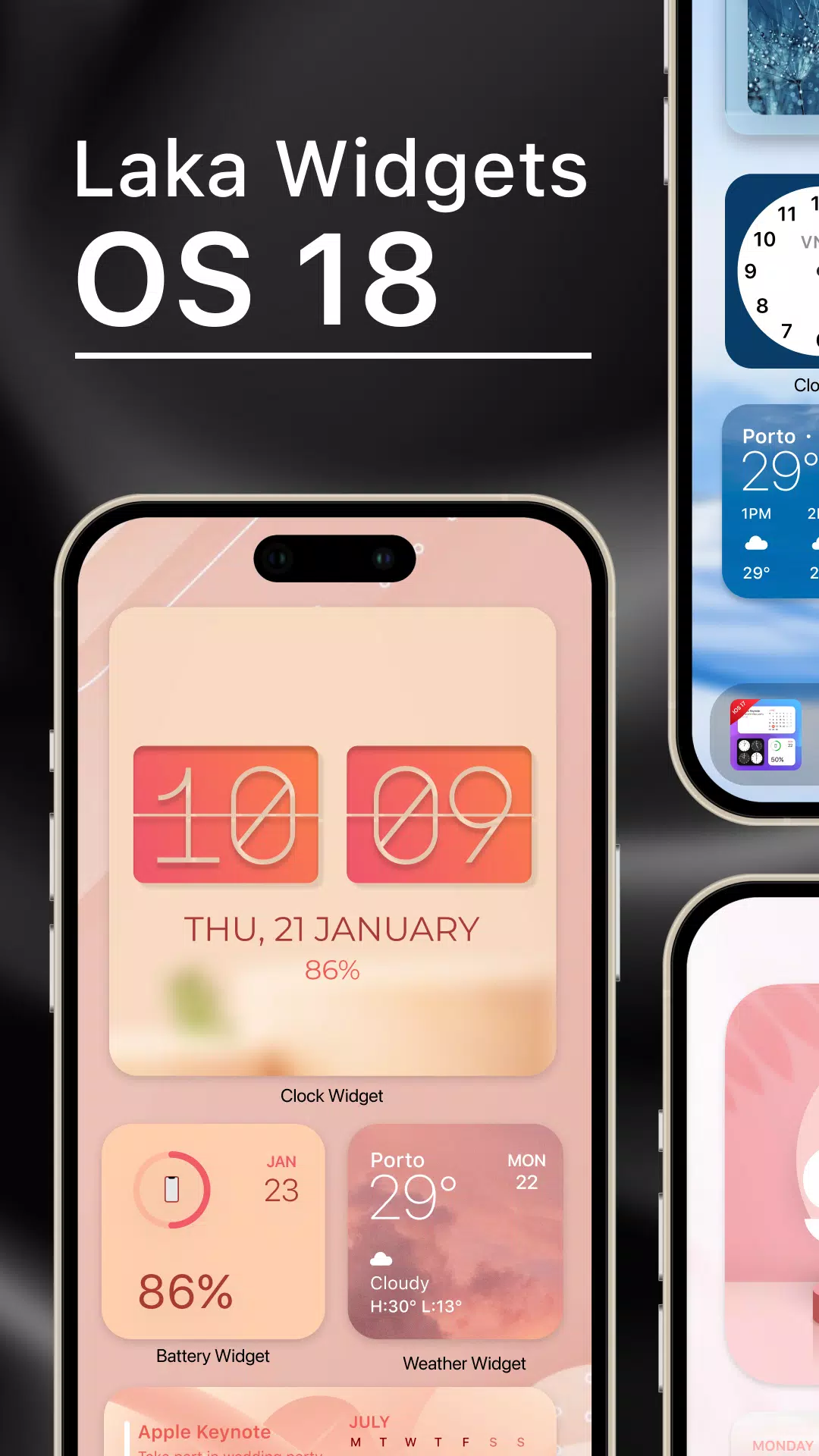 Laka Widgets: Widget OS 18 Screenshot 1