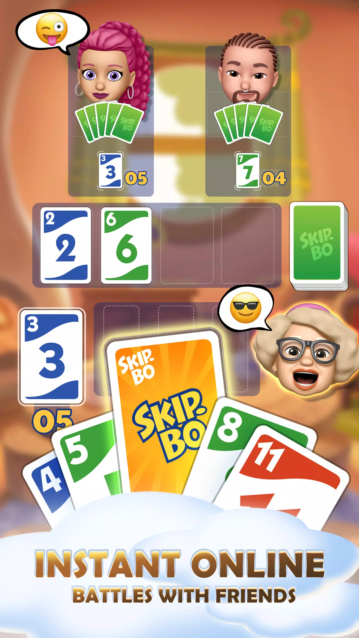 Skip-Bo™: Solitaire Card Game Screenshot 2