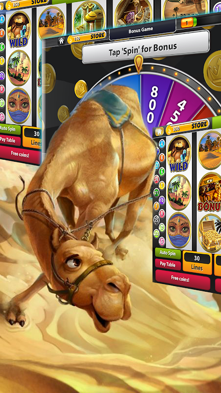 Desert Treasure Slot Machine 7 स्क्रीनशॉट 1