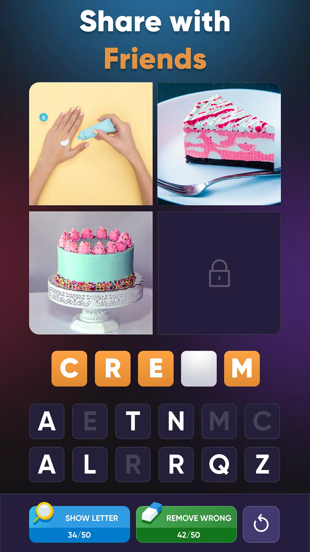 4 Pics Association Word Puzzle Captura de tela 3