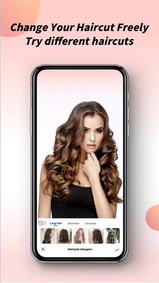 Hairstyle try on Screenshot 1
