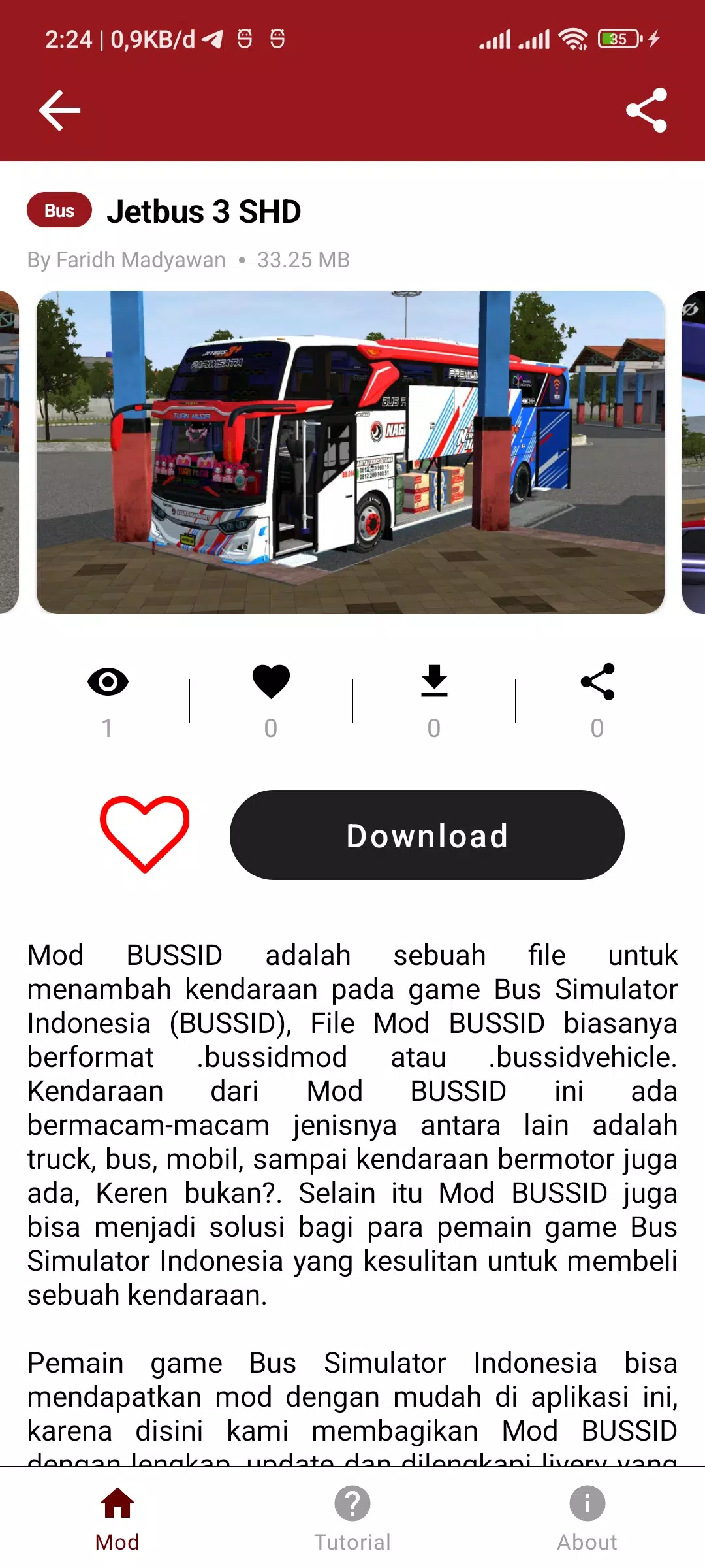 Mod Bus Simulator Basuri Screenshot 4