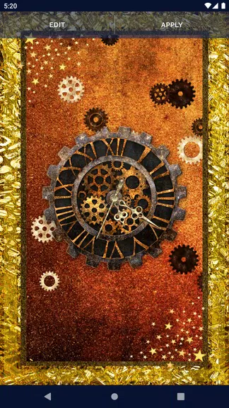 Steampunk Clock Wallpaper應用截圖第3張