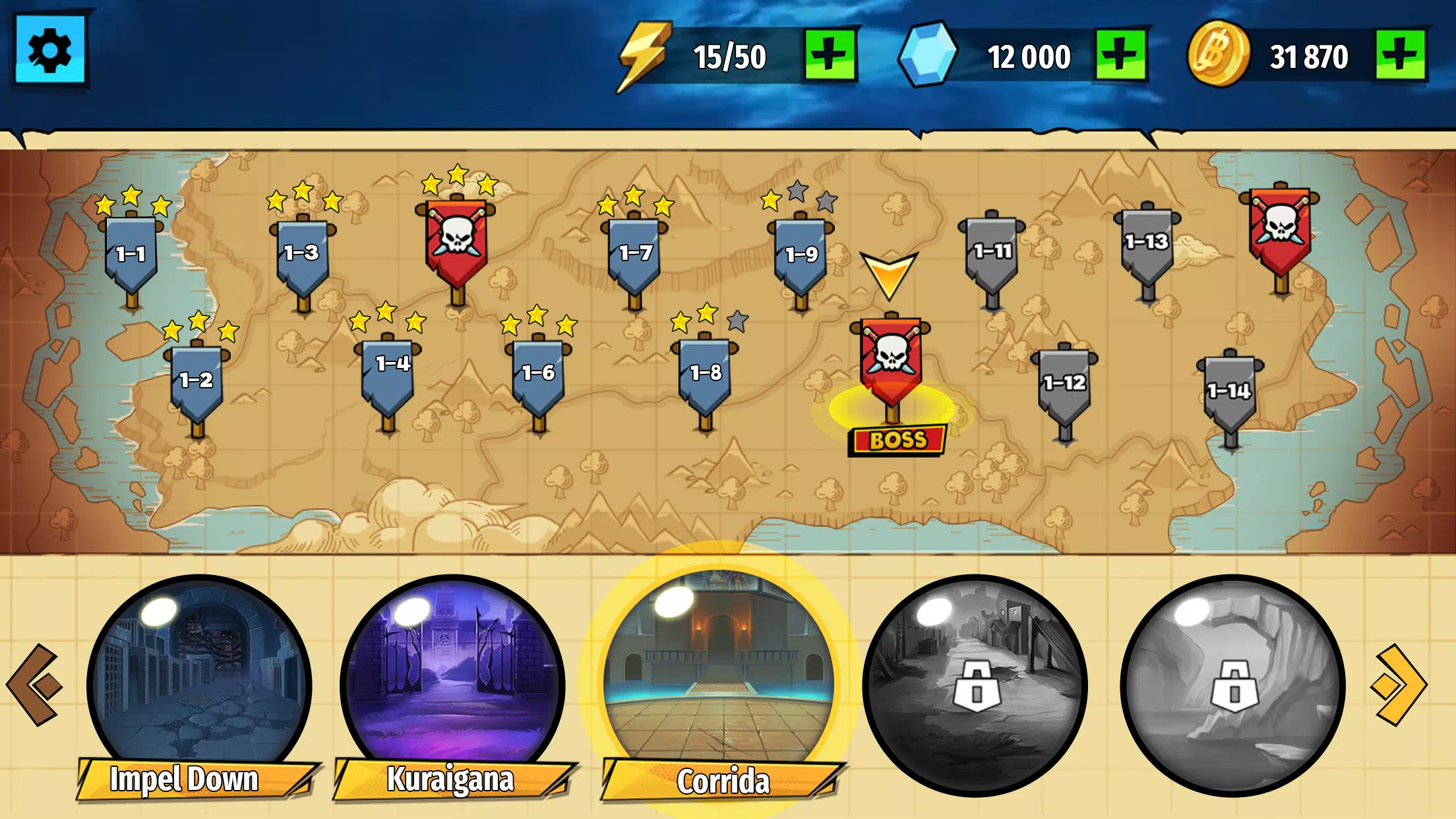 Stick Pirates Fight 스크린샷 4