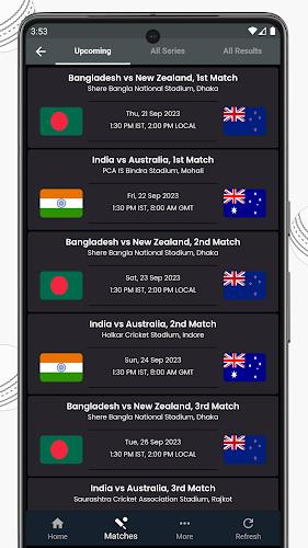 IND vs PAK Live Cricket Score Capture d'écran 3