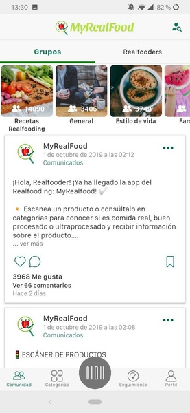 MyRealFood Captura de pantalla 3