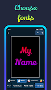 Name wallpaper maker in style Captura de tela 2