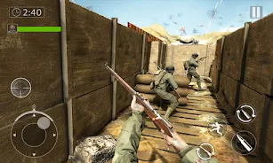 D-Day World War 2 Army Games スクリーンショット 2