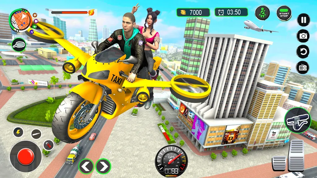 Flying Bike Driving Simulator應用截圖第4張