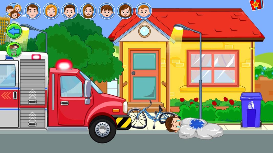 My Town : Fire station Rescue Captura de pantalla 2