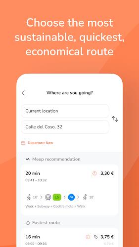 Meep - Personalized routes Screenshot 4