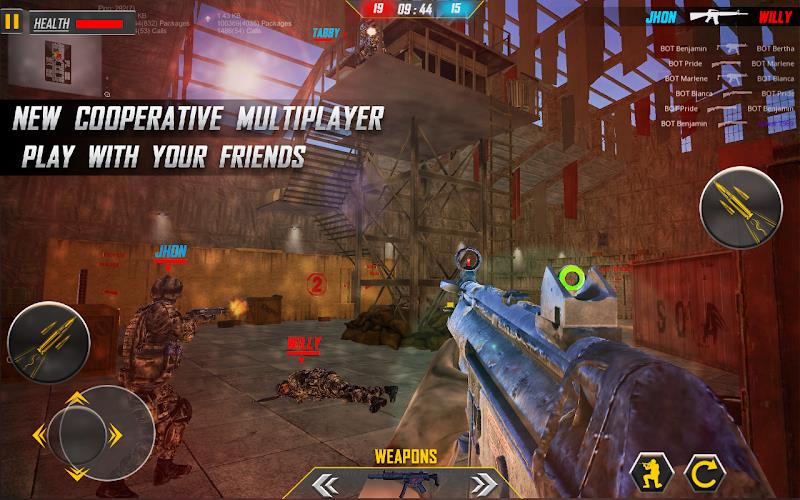 Cover Multiplayer Gun Games 3D Screenshot 2