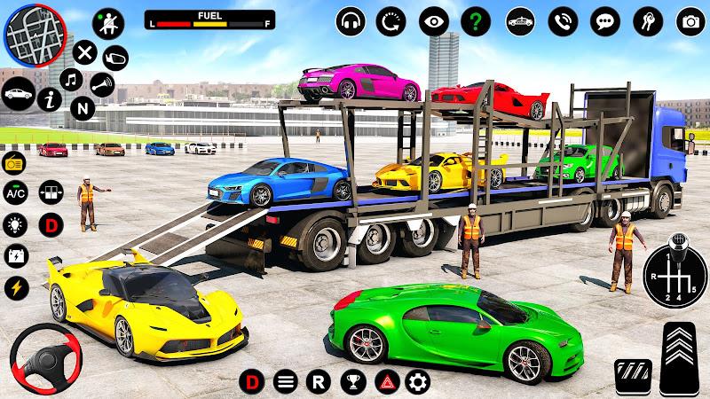 Car Transport Truck Games 스크린샷 1