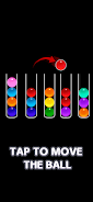 Ball Sort Puzzle: Bubble Sort Captura de pantalla 1