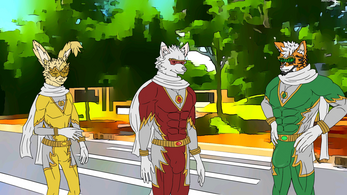 Hyper Shining Heroes - Furry Visual Novel 스크린샷 2