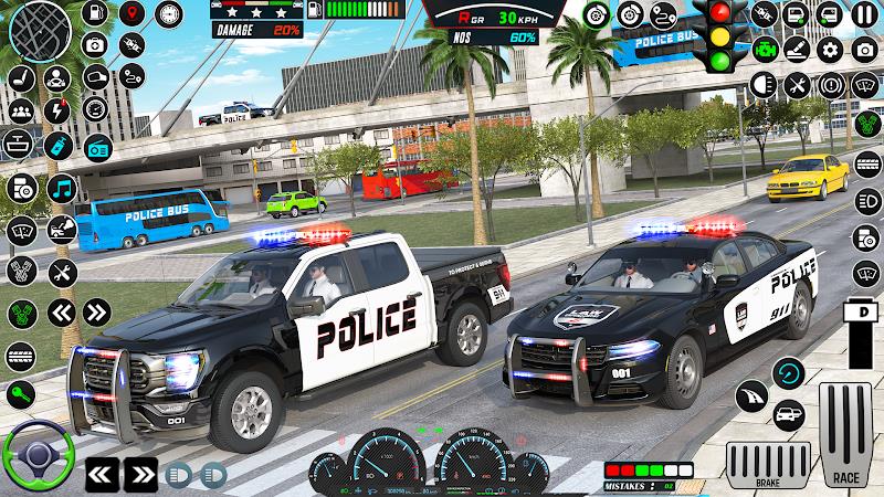 US Police Car Parking - King Capture d'écran 4