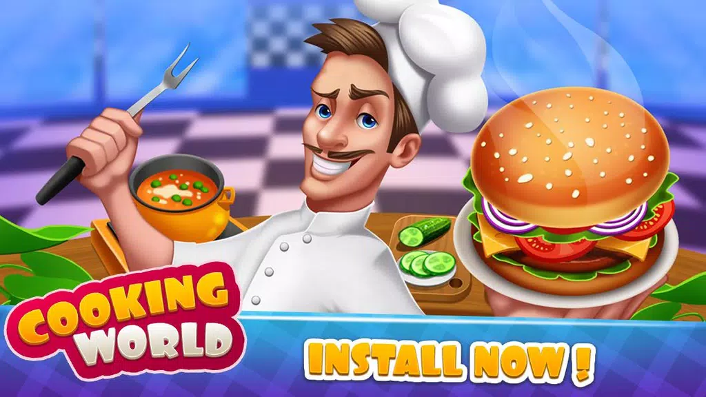 Cooking World - Food Fever & Restaurant Craze スクリーンショット 1