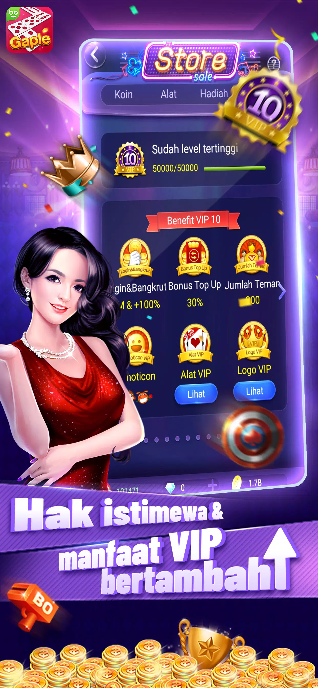 Domino Gaple Boya:Qiuqiu Capsa應用截圖第2張