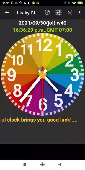 Rainbow Clock Screenshot 1