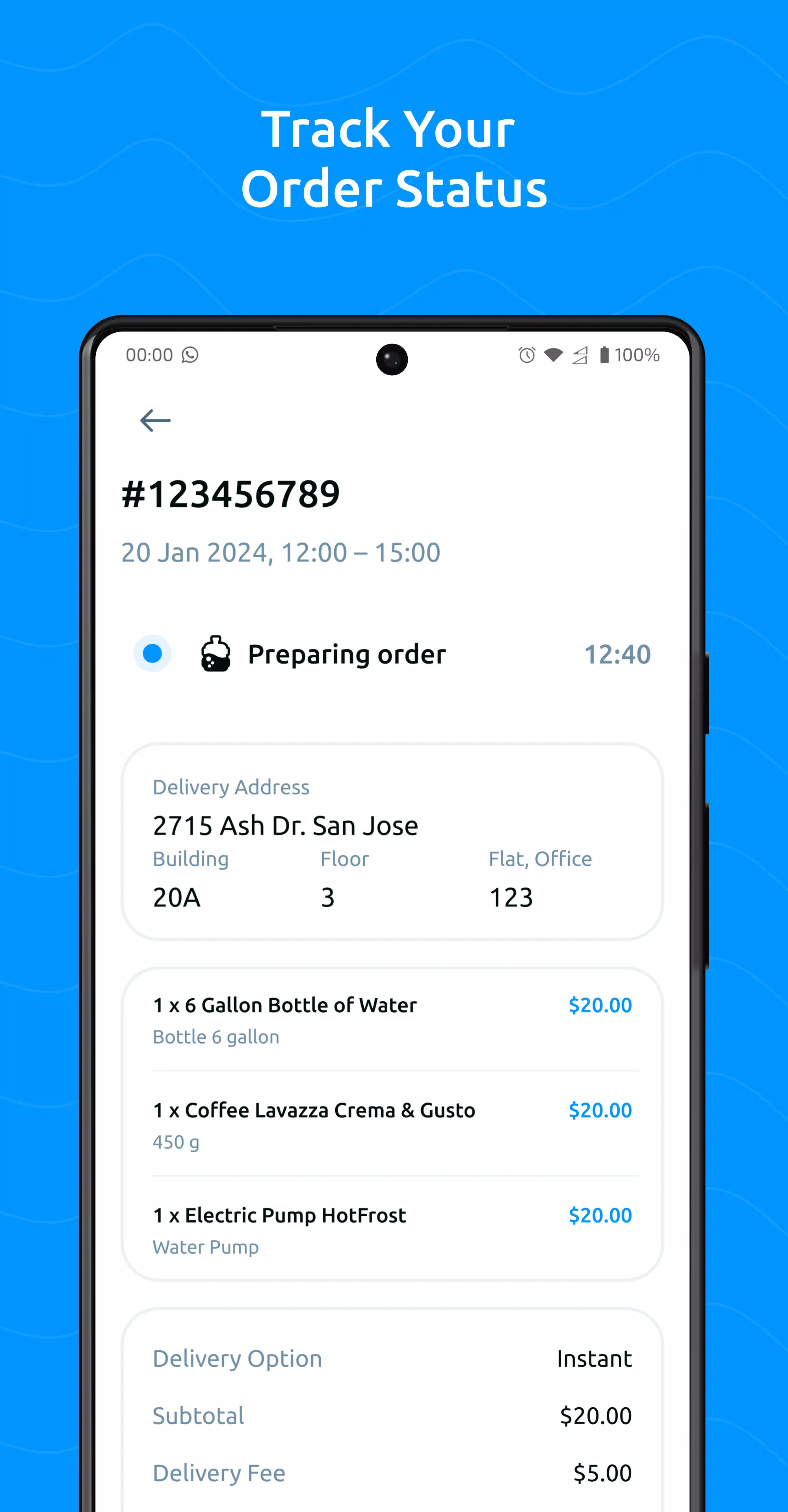 Water Delivery應用截圖第3張