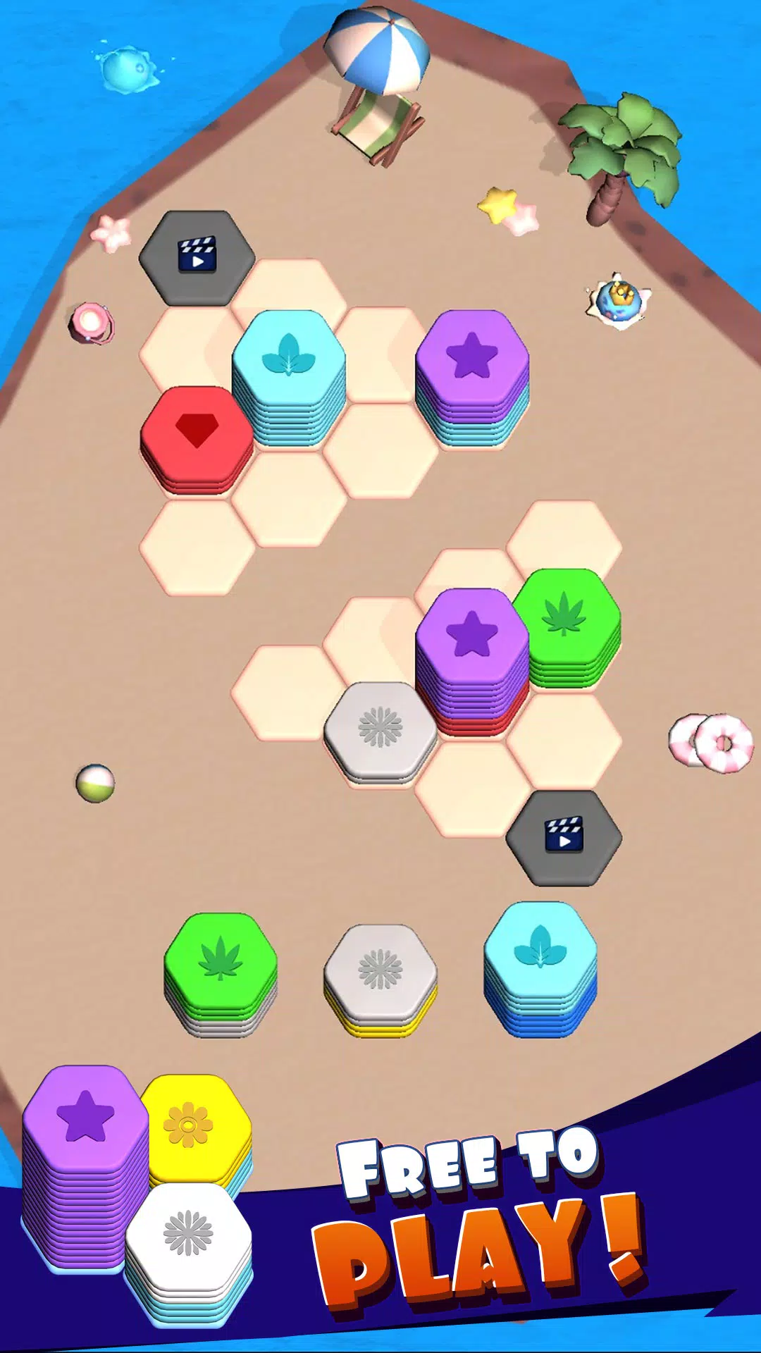 Hexa Merge Sort Block Puzzle Screenshot 4