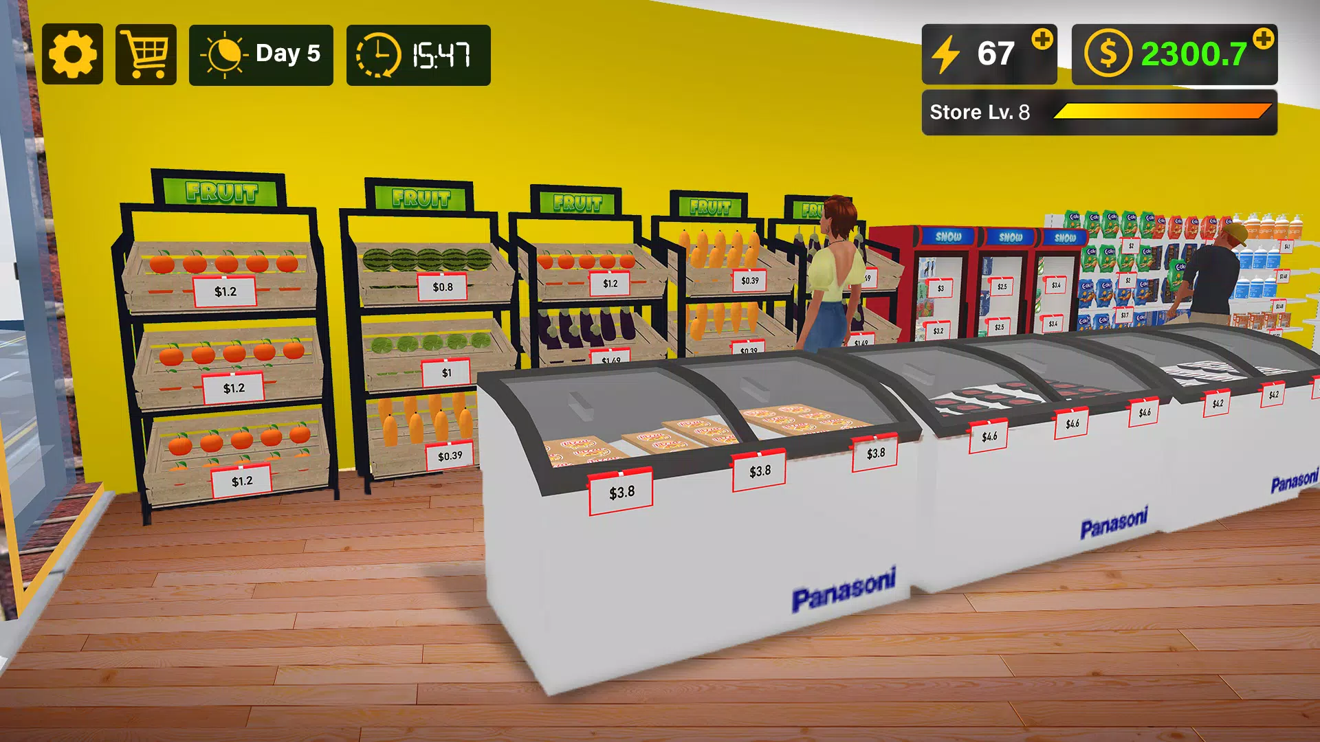 Supermarket 3D Simulation Game स्क्रीनशॉट 2