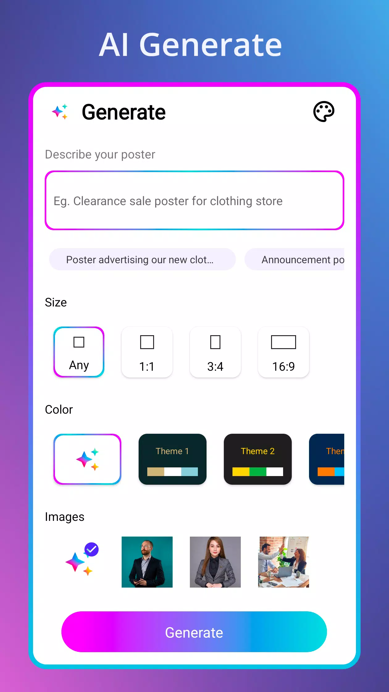 Poster Maker AI flyer maker应用截图第4张