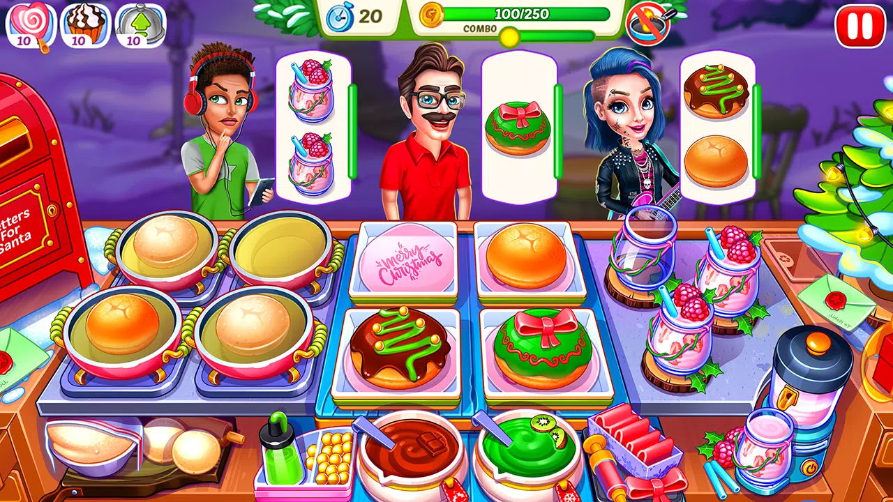 Christmas Fever Cooking Games Скриншот 2