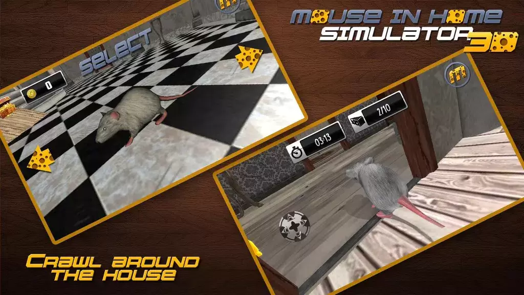 Mouse in Home Simulator 3D स्क्रीनशॉट 4