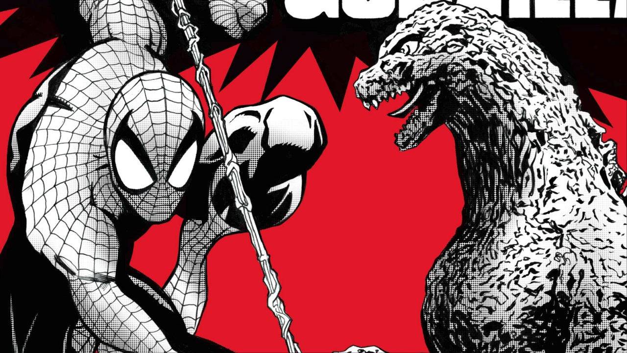 哥斯拉与蜘蛛侠坑彼得·帕克（Peter Parker)与日本最伟大的怪物