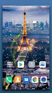 Paris Night Live Wallpaper स्क्रीनशॉट 3