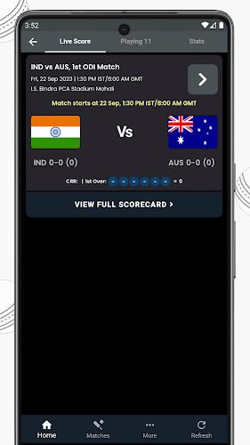 IND vs PAK Live Cricket Score Capture d'écran 1