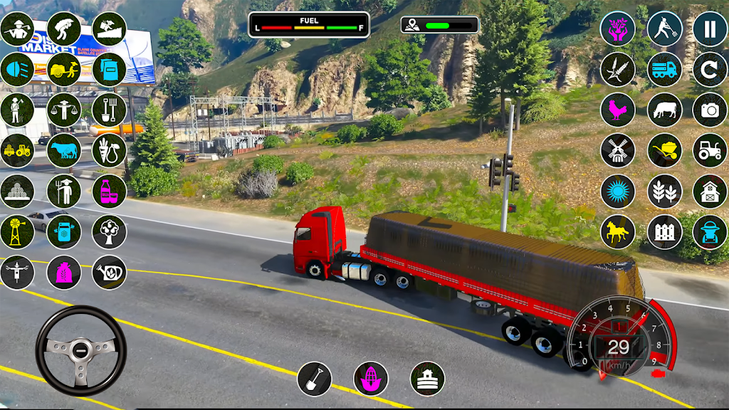 Real Cargo Truck Driving Games Captura de pantalla 4