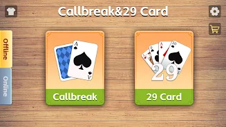 Callbreak & 29 Card Game Captura de tela 1