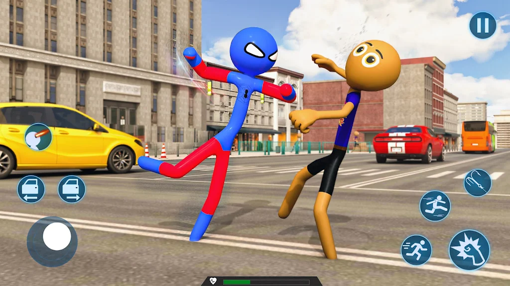 Spider Hero Stickman Rope Hero Captura de tela 1